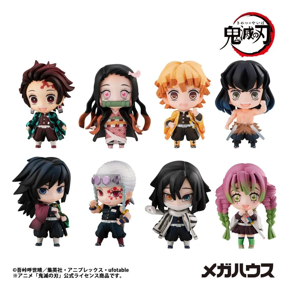 Demon Slayer Kimetsu no Yaiba Trading Figure Tanjiro & Friends 5 cm - 1 Unidade